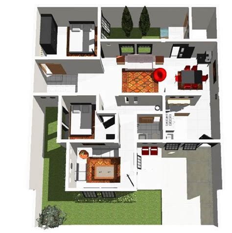 Desain Sketsa Rumah Minimalis Modern 1 Lantai - Deagam Design