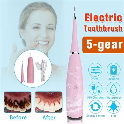 Electric Dental Calculus Plaque Remover Tool Kit - Tooth Scraper Tartar Removal Tools | Tartar ...