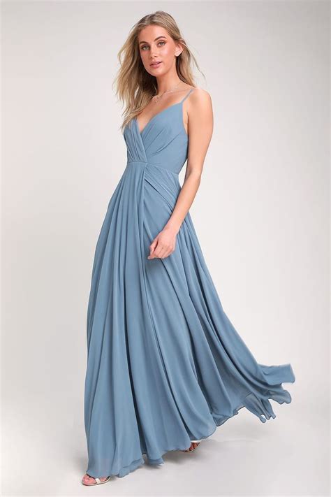 All About Love Slate Blue Maxi Dress | Slate blue bridesmaid dresses, Lulus bridesmaid dresses ...