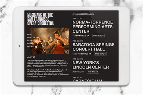 San Francisco Opera Orchestra on Behance