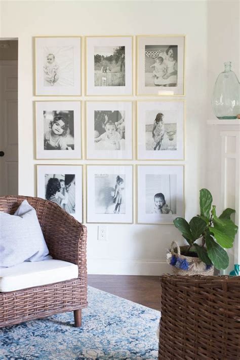 How to Hang a Gallery Wall - Easy Tips for Displaying Family Photos