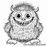 Silly Monster Coloring Pages  Free & Printable sketch template