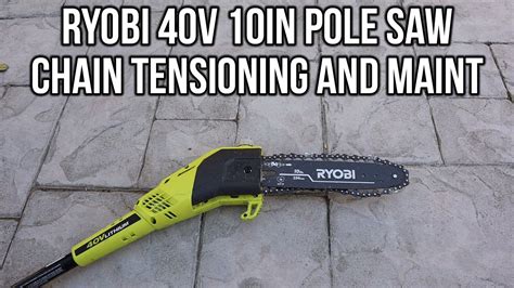 Ryobi 40v Chainsaw Manual