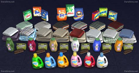 Laundry Decor Set (The Sims 4) | DaraSims.net