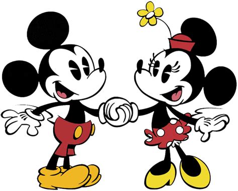 Mickey Mouse And Minnie Mouse Cartoon