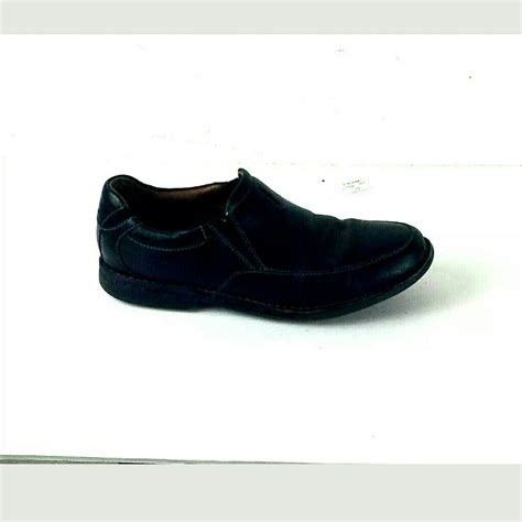 Crocs Men's Leather Black Loafers Shoes - Gem