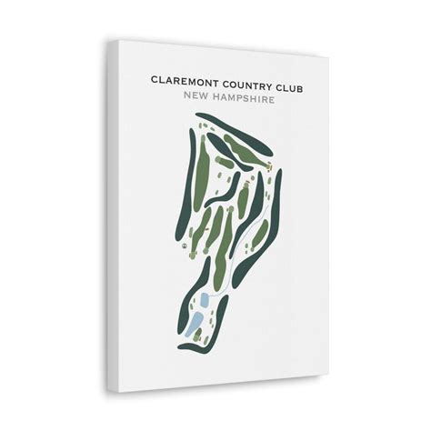 Buy the best printed golf course Claremont Country Club, New Hampshire ...