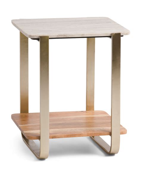 Marble Top Side Table – CrowdShop