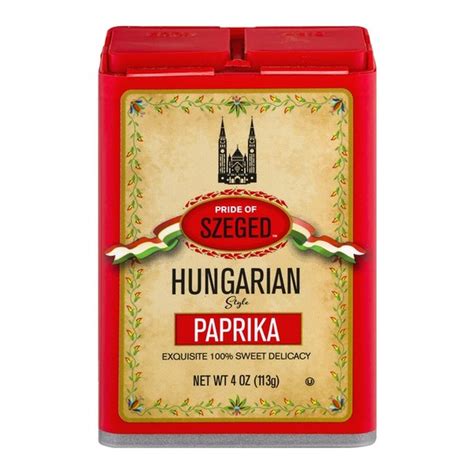 Pride of Szeged Paprika, Sweet, Hungarian Style (4 oz) Delivery or Pickup Near Me - Instacart