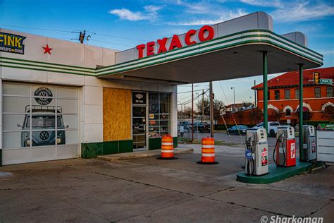 Old Texaco Gas Station by Sharkoman on DeviantArt