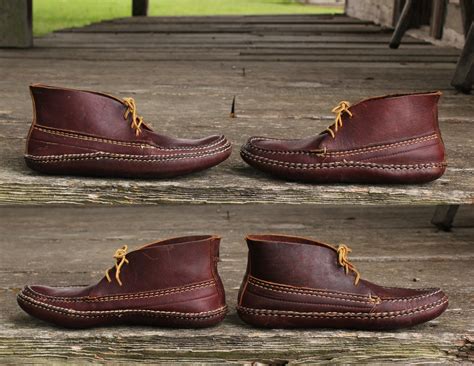 Handmade Moccasins Brown Leather Chukka Boots Unisex Men Size | Etsy