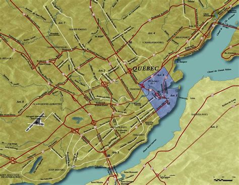 Large Quebec City Maps for Free Download and Print | High-Resolution and Detailed Maps