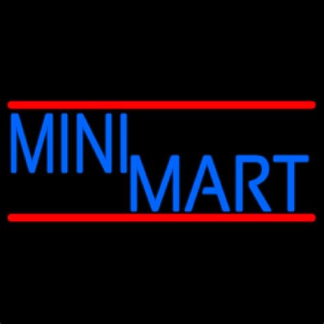 Custom Mini Mart Neon Sign USA – Custom Neon Signs Shop – Neon Signs USA