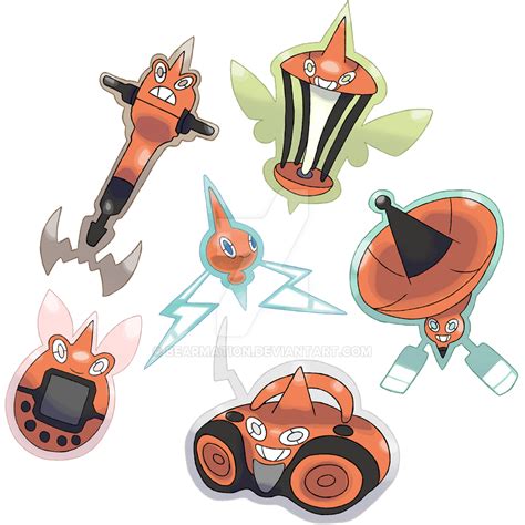 #479 New Rotom Forms by Bearmation on DeviantArt