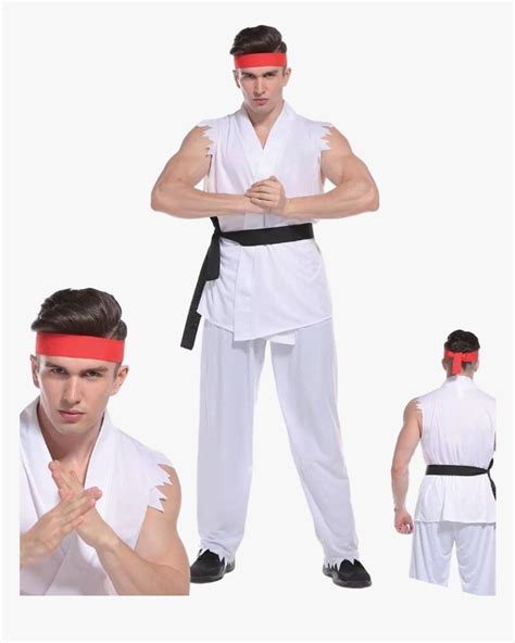 Ryu Street Fighter Costume, HD Png Download - kindpng