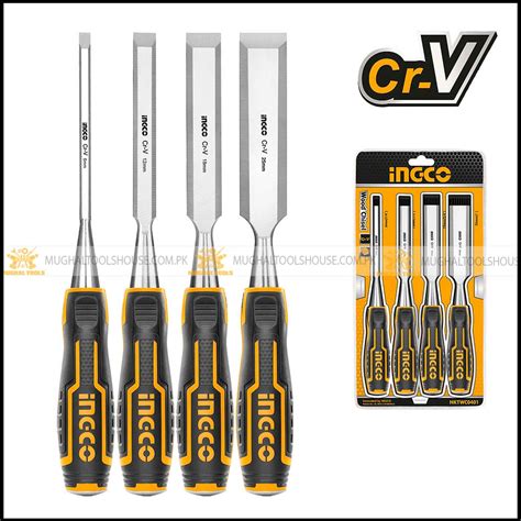 Ingco 4Pcs Wood Chisel Set - Mughal Tools House