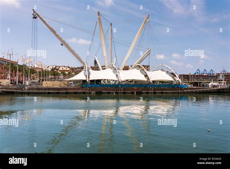 Acquario di Genova, entrance, The largest Aquarium in Europe, Porto Antico (Genoa, Zena ...