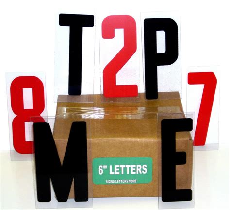 SIGN LETTERS 6 INCH FLEX SET 4 CHANGEABLE SIGNS 250 CT | Stephen Franks