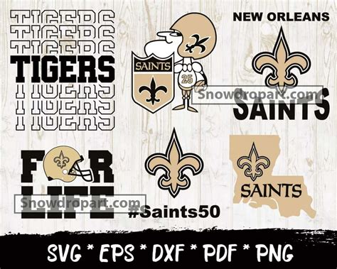 50 New Orleans Saints Svg Bundle, New Orleans Saints Svg - Snowdrop Art ...