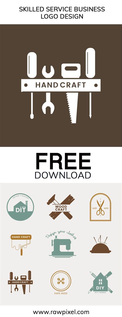 Get beautiful free and premium royalty-free DIY and handicraft logos ...