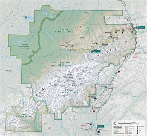 Denali Park Map 2011 | This map was created by Tom Patterson… | Flickr ...