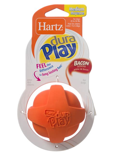 Hartz Dura Play Ball Dog Toy, Medium, Color May Vary - Walmart.com ...