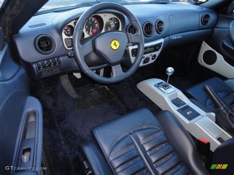 Dark Blue Interior 1999 Ferrari 360 Modena Photo #40415500 | GTCarLot.com