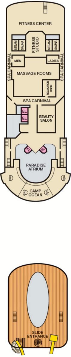 Carnival Paradise Deck Plans- Carnival Cruise Line Carnival Paradise Cruises: Travel Weekly