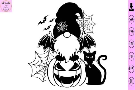 Halloween Gnome Svg Halloween Svg Gnomes Graphic by Tadashop Design ...