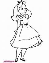 Resultado de imagen Alice In Wonderland coloring Pages  Disney sketch template