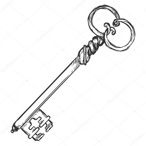 Antique Key Drawing at GetDrawings | Free download