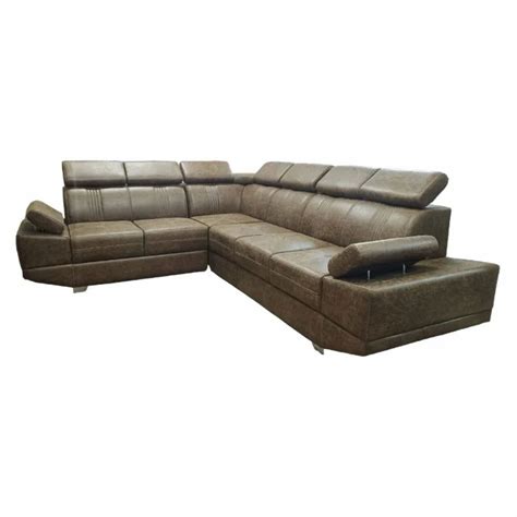 5 Seater Leather Corner Sofa Set at Rs 40000/piece in Hyderabad | ID ...