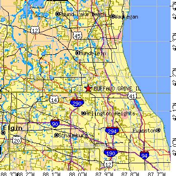 Buffalo Grove, Illinois (IL) ~ population data, races, housing & economy