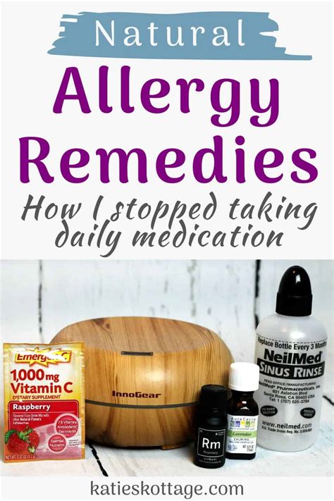 Natural Allergy Remedies That Saved Me From My Medication - KatiesKottage