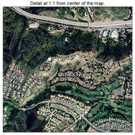 Aerial Photography Map of Calabasas, CA California