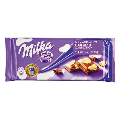 Milka Happy Cow Milk And White Chocolate Bar 3.5 oz | Nassau Candy