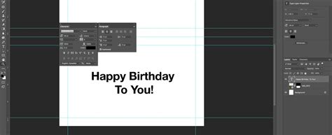 Greeting Card Template and Instructions for Adobe Photoshop