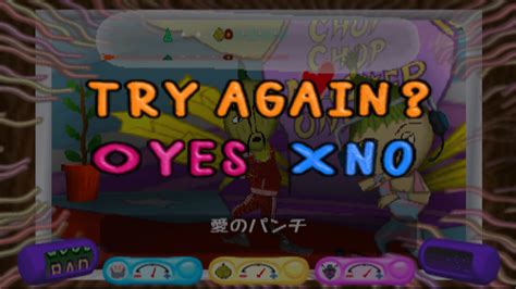 The Try again in PaRappa 2 is different in the jpn ver! : Parappa