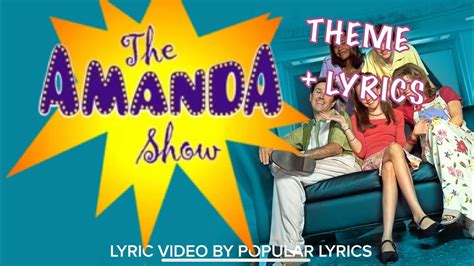 THE AMANDA SHOW THEME SONG (LYRIC VIDEO) | POPULAR LYRICS #theamandashow #popularlyrics - YouTube