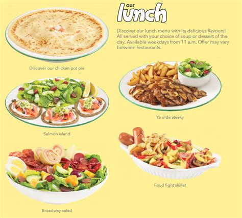 Cora Menu & Prices Canada