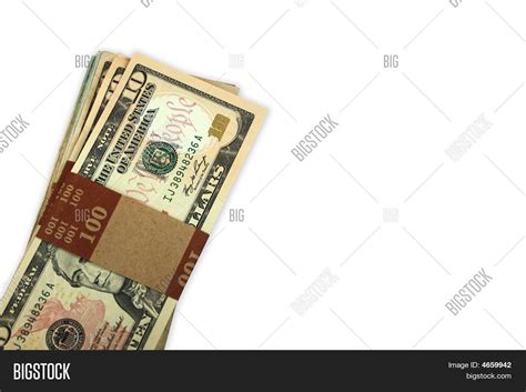 Stack 10 Dollar Bills Image & Photo | Bigstock