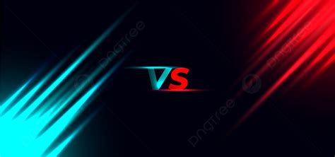 Background Vs Battle Red And Blue Luminous Lines, Sport, Vs, Football Background Image for Free ...