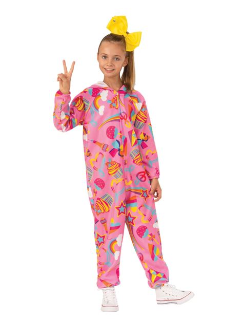 Jojo Siwa Jojo Onesie Pink Costume - PartyBell.com