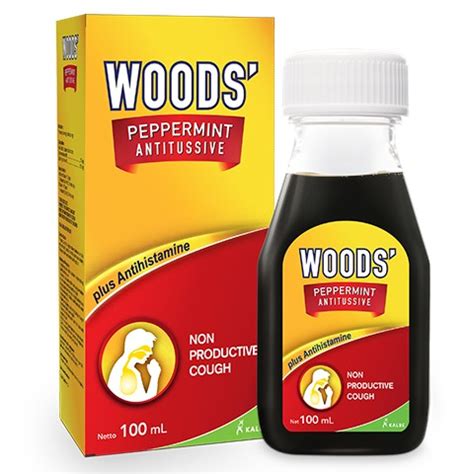 WOODS' COUGH SYRUP 100ML ANTITUSSIVE - Kalbe