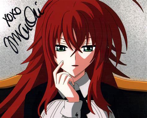 Jamie Marchi High School DxD 8x10 Photo Signed JSA Certified Autograph