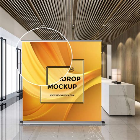 15+ Best Backdrop Mockup PSD Templates | Indoor & Outdoor