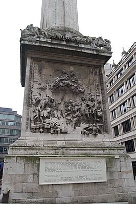 Monument London sculpture – The Monument to the Great Fire of London