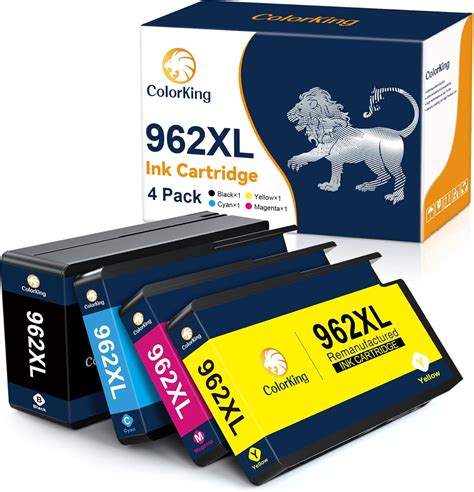 ColorKing Remanufactured Ink Cartridge Replacement for HP 962XL 962 XL ...