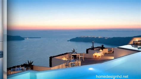 Majestic Hotel Overlooking the Fabulous Santorini Caldera [HD] - YouTube