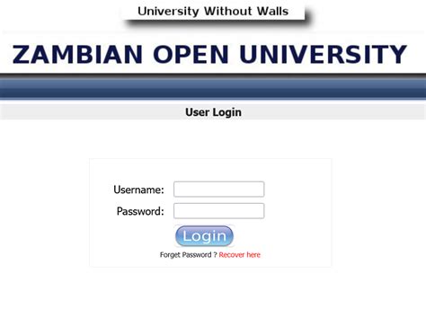 Zambian Open University Student Portal Login | ZAOU Student Records ...